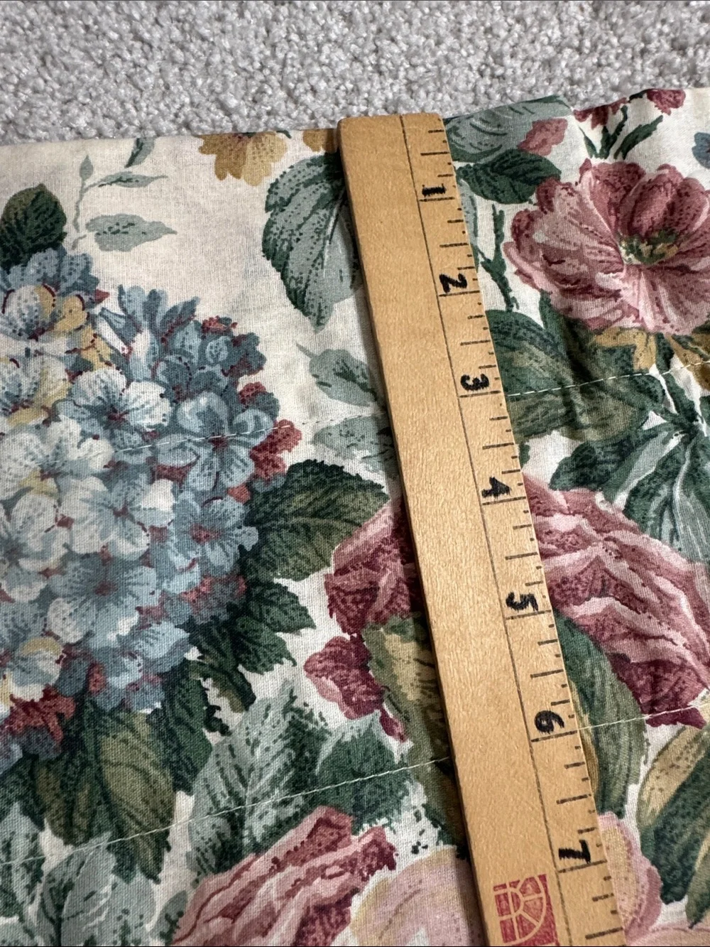 jcpenney Floral Valance 84x 18 Cottagecore Victorian Curtain Window Treatment